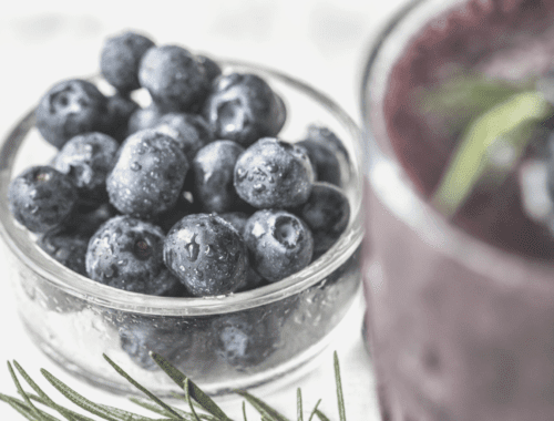 Chocolate Blueberry Smoothie